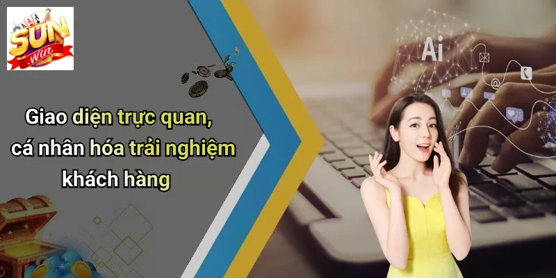 Giao diện trực quan, cá nhân hóa trải nghiệm khách hàng